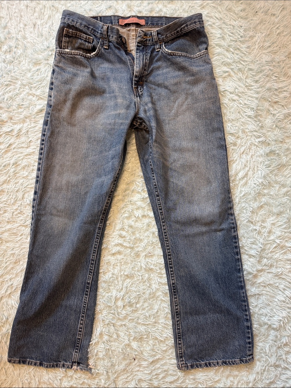 Lee Men's bootcut relaxed vintage rare Jeans distressed  32x3